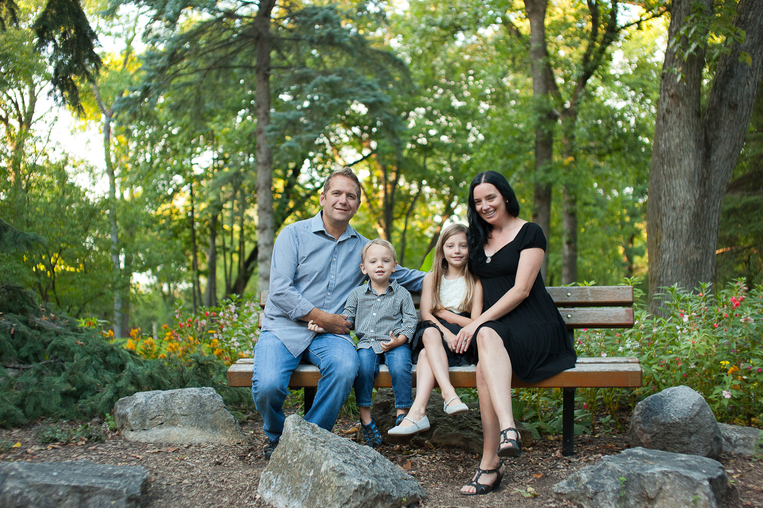 Family photo session in St. Vital Park (part 2)